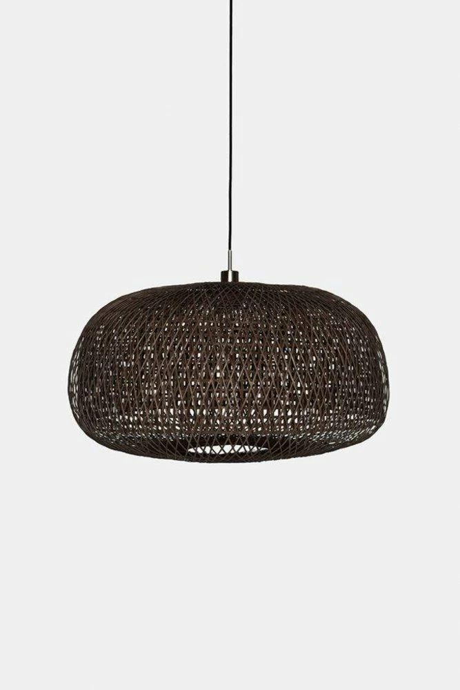Ay Illuminate Hanglamp Doppio Facet Dark Bamboe ø78cm 1 Ay Illuminate Hanglamp Doppio Facet Dark Bamboe ø78cm
