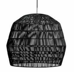 Ay Illuminate Hanglamp Nama 2 Zwart Rotan ø58cm