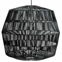 Ay Illuminate Hanglamp Nama 4 Zwart Rotan ø72cm