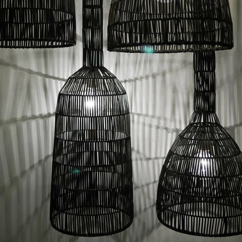 Ay Illuminate Hanglamp Umut 3 Zwart Rotan ø35cm 2 Ay Illuminate Hanglamp Umut 3 Zwart Rotan ø35cm - Afbeelding 2