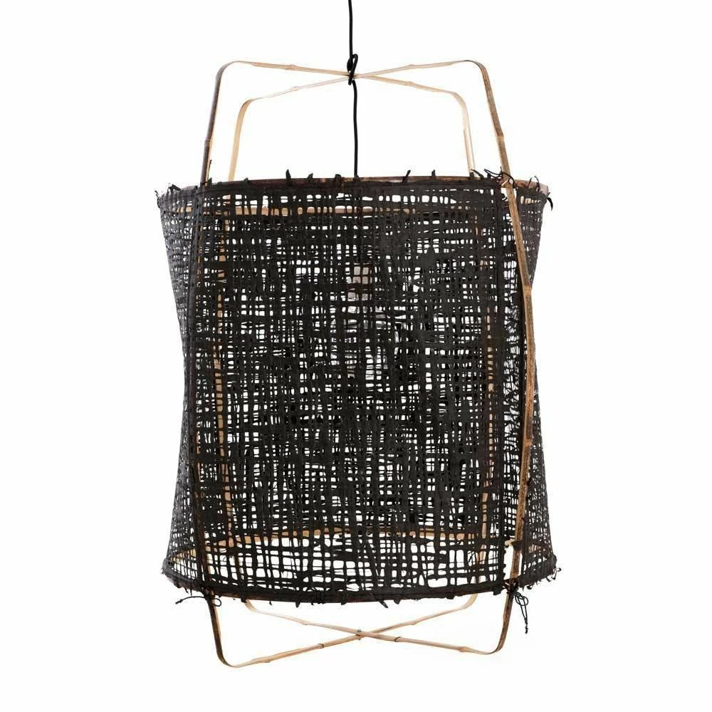 Ay Illuminate Hanglamp Z1 Bamboe Zwart Karton ø67x100cm 1 Ay Illuminate Hanglamp Z1 Bamboe Zwart Karton ø67x100cm