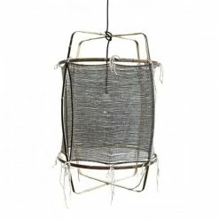 Ay Illuminate Hanglamp Z11 Bamboe Zwart Cashmere ø48,5x72,5cm