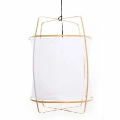 Ay Illuminate Hanglamp Z2 Blond Frame Met Wit Katoen ø67x100cm