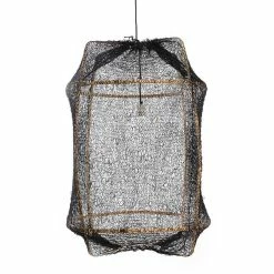 Ay Illuminate Hanglamp Z2 Blond Sisal Net Zwart ø67x100cm