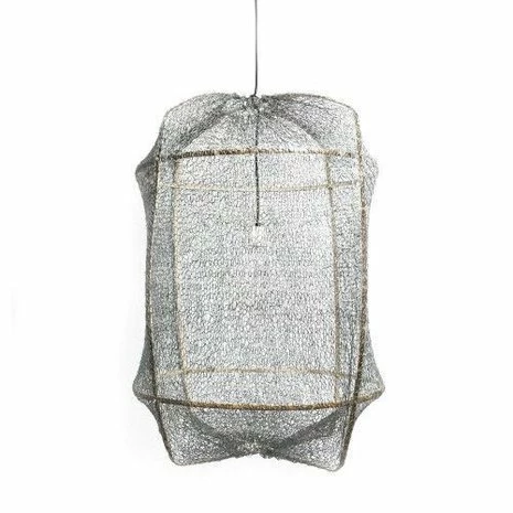 Ay Illuminate Hanglamp Z5 Zwart Sisal Net Grijs ø42x57cm 2 Ay Illuminate Hanglamp Z5 Zwart Sisal Net Grijs ø42x57cm - Afbeelding 2