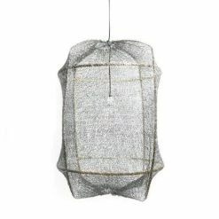 Ay Illuminate Hanglamp Z5 Zwart Sisal Net Grijs ø42x57cm