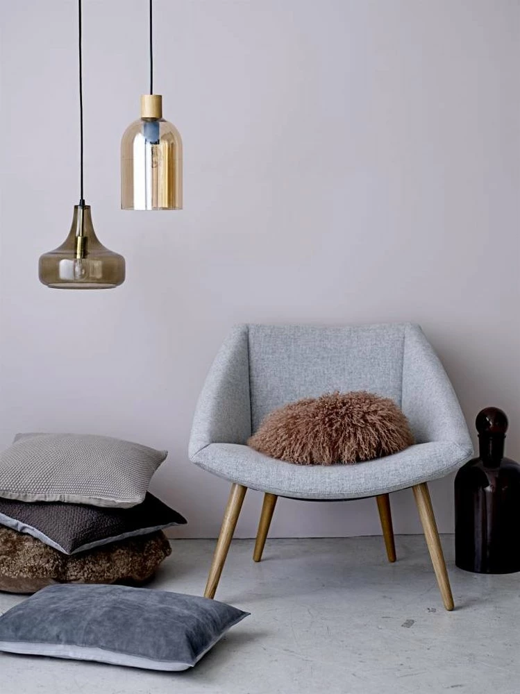 Bloomingville Hanglamp Bruin Glas 2 Bloomingville Hanglamp Bruin Glas - Afbeelding 2