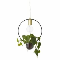Bloomingville Hanglamp Gold Finish Glas
