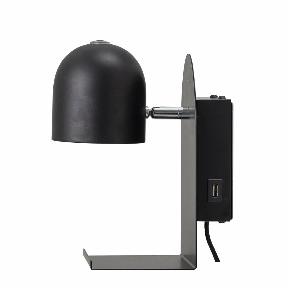 Bloomingville Wandlamp LED Metaal - Zwart 3 Bloomingville Wandlamp LED Metaal - Zwart - Afbeelding 3