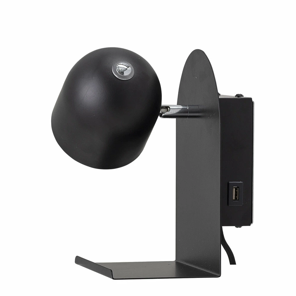 Bloomingville Wandlamp LED Metaal - Zwart 6 Bloomingville Wandlamp LED Metaal - Zwart - Afbeelding 6