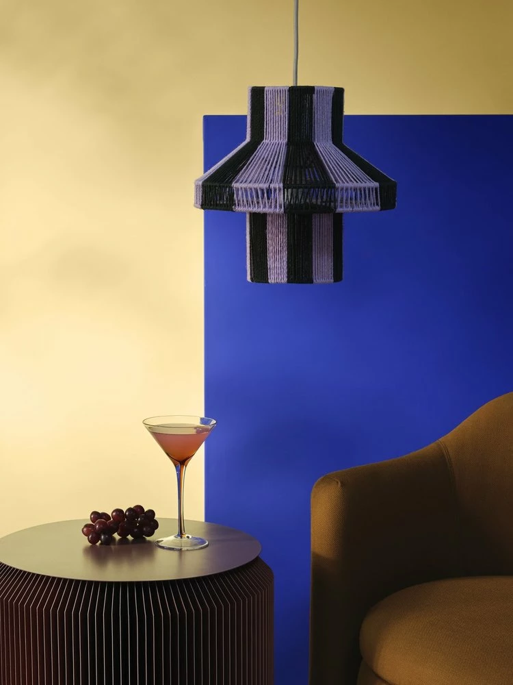 Broste Copenhagen Diana Lampenkap Paars Ø28cm - 70195003 2 Broste Copenhagen Diana Lampenkap Paars Ø28cm - 70195003 - Afbeelding 2