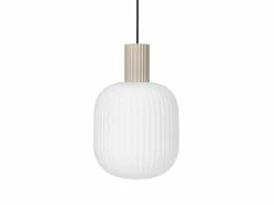 Broste Copenhagen Lolly Hanglamp Zand - Ø27XH42cm