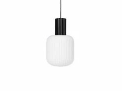 Broste Copenhagen Lolly Hanglamp Zwart - Ø20XH34cm