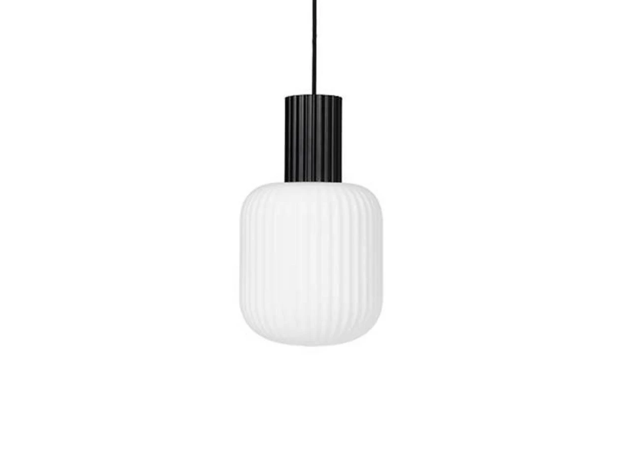 Broste Copenhagen Lolly Hanglamp Zwart - Ø20XH34cm 1 Broste Copenhagen Lolly Hanglamp Zwart - Ø20XH34cm