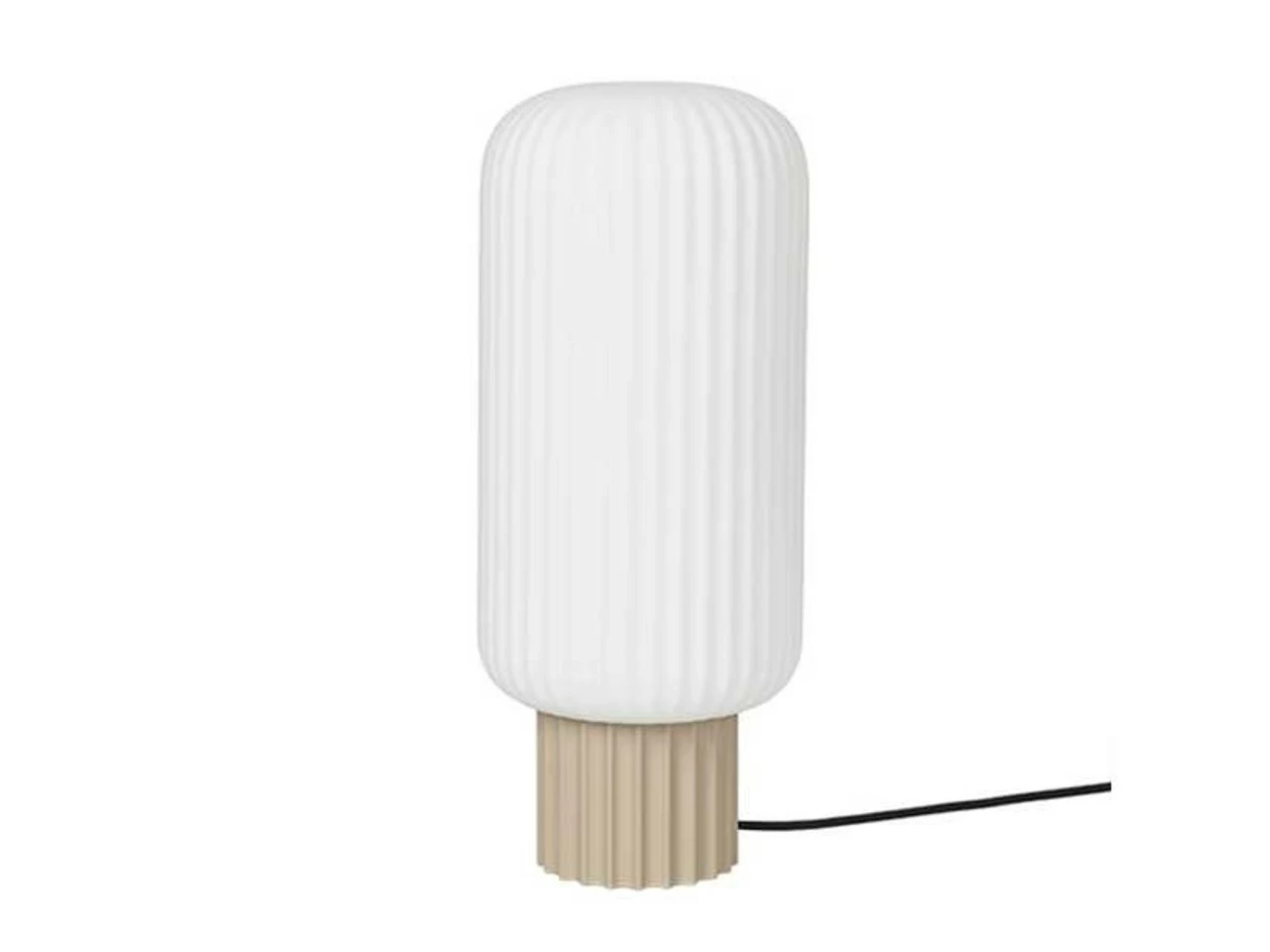 Broste Copenhagen Lolly Tafellamp Zand - Ø16XH39cm 1 Broste Copenhagen Lolly Tafellamp Zand - Ø16XH39cm