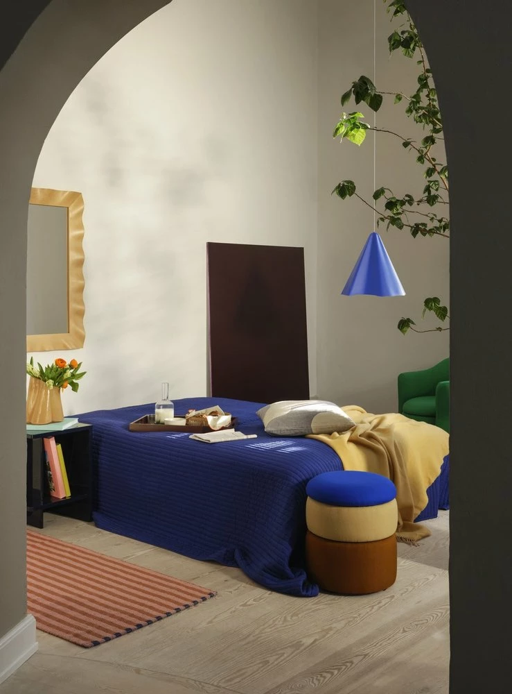 Broste Copenhagen Skirt Hanglamp Blauw Ø30cm - 60080017 2 Broste Copenhagen Skirt Hanglamp Blauw Ø30cm - 60080017 - Afbeelding 2