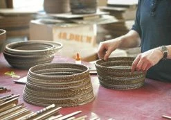 Graypants Ausi12 Hanglamp Bruin Karton Ø28x20cm -verlichting Soldes Boutique graypants ausi12 hanglamp bruin karton 28x20cm 3