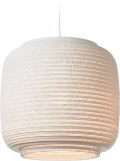Graypants Ausi14 Hanglamp Wit Karton Ø39x36cm -verlichting Soldes Boutique graypants ausi14 hanglamp wit karton 39x36cm 1