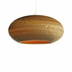 Graypants Disc16 Hanglamp Bruin Karton Ø43x19cm
