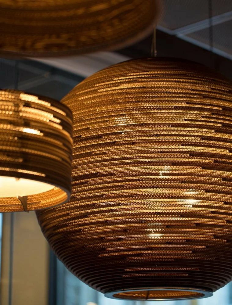 Graypants Sun32 Hanglamp Bruin Karton Ø81x75cm 2 Graypants Sun32 Hanglamp Bruin Karton Ø81x75cm - Afbeelding 2