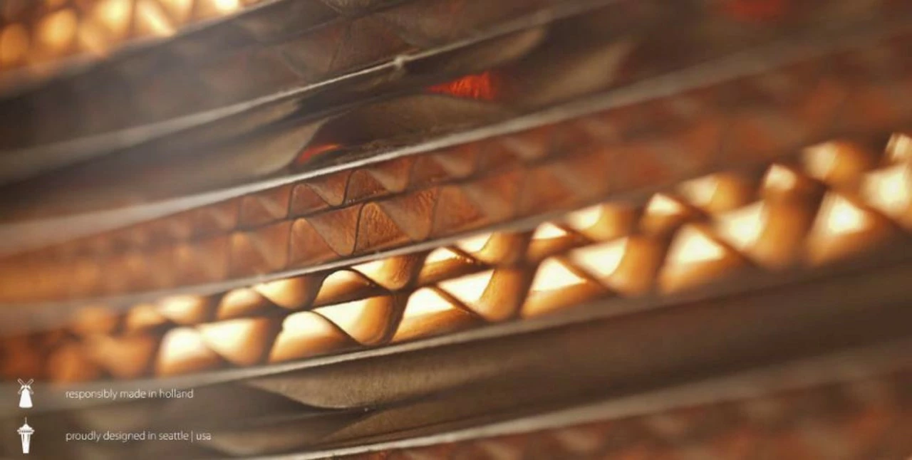 Graypants Tilt Tafellamp Bruin Karton Ø34x24x56cm 3 Graypants Tilt Tafellamp Bruin Karton Ø34x24x56cm - Afbeelding 3