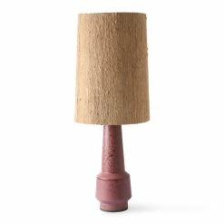 HKliving Cone Lampenkap Zijde - Bruin ø32cm -verlichting Soldes Boutique hkliving cone lampenkap zijde bruin o32cm 2