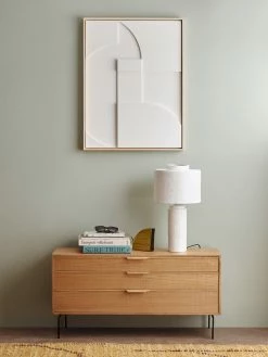 HKliving Gesso Tafellamp - Mat Wit -verlichting Soldes Boutique hkliving gesso tafellamp mat wit 4