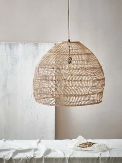 HKliving Hanglamp Riet Naturel 60 Cm -verlichting Soldes Boutique hkliving hanglamp riet naturel 60 cm 2
