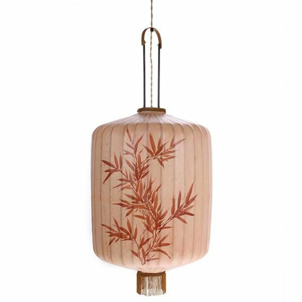 HKliving Lantaarn Lamp XL Huidskleur 45x45x92cm 2 HKliving Lantaarn Lamp XL Huidskleur 45x45x92cm - Afbeelding 2