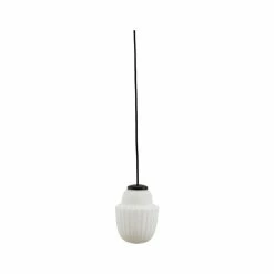 House Doctor Acorn Hanglamp Wit Glas Ø13,5cm