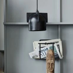 House Doctor Akola Hanglamp LED - Bruin Messing Ø18cm -verlichting Soldes Boutique house doctor akola hanglamp led bruin messing 18cm 3