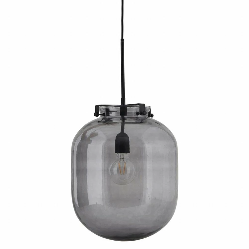 House Doctor Ball Hanglamp Grijs Glas 1 House Doctor Ball Hanglamp Grijs Glas