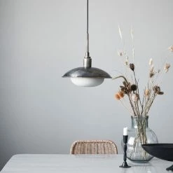 House Doctor Boston Hanglamp - Antiek Bruin Ø32cm -verlichting Soldes Boutique house doctor boston hanglamp antiek bruin 32cm 3