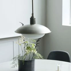 House Doctor Boston Hanglamp - Gunmetal Ø32cm -verlichting Soldes Boutique house doctor boston hanglamp gunmetal 32cm 2