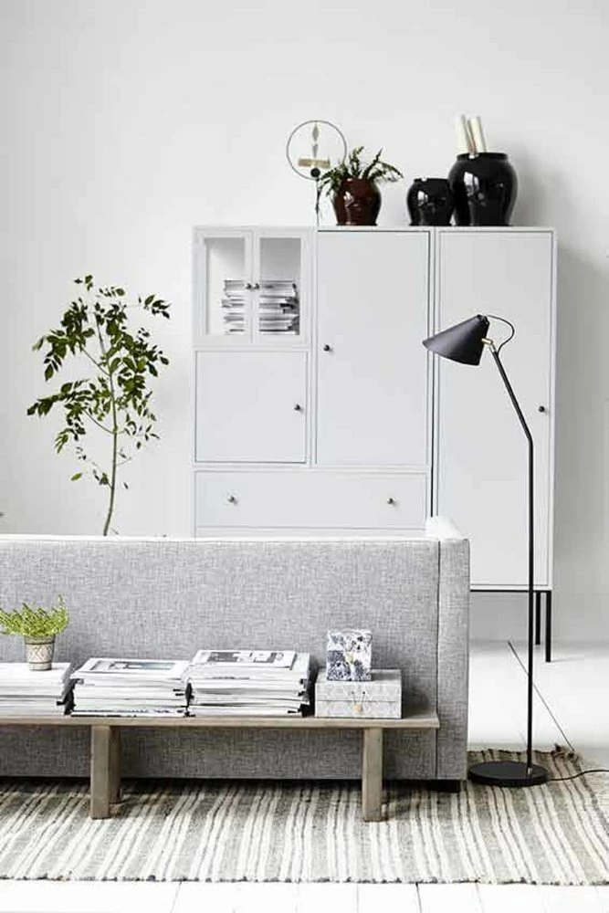 House Doctor Club Vloerlamp Messing Ijzer 2 House Doctor Club Vloerlamp Messing Ijzer - Afbeelding 2