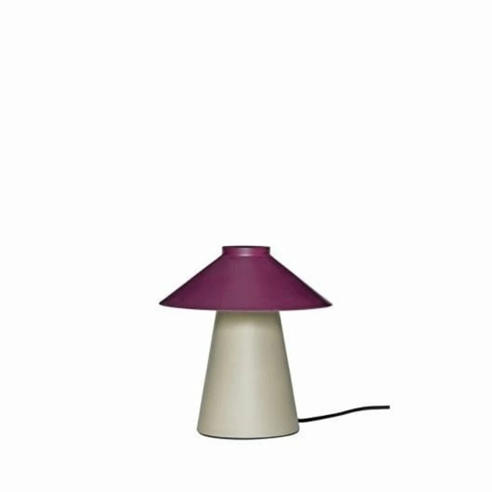 Hubsch Chipper Tafellamp Zand/burgundy - 961615 1 Hubsch Chipper Tafellamp Zand/burgundy - 961615