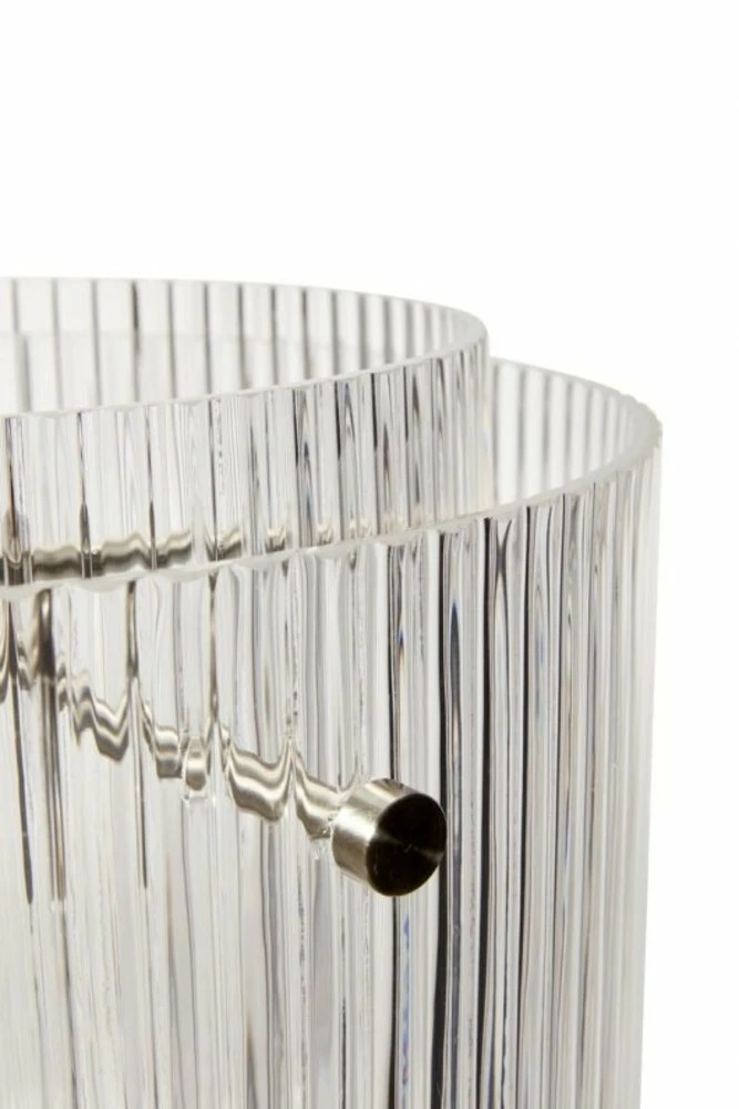 Hubsch Hanglamp Glas/metaal - Clear/nickel 3 Hubsch Hanglamp Glas/metaal - Clear/nickel - Afbeelding 3