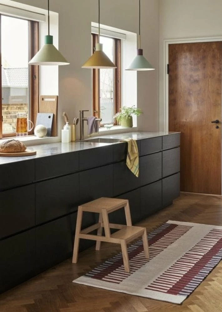 Hubsch Hanglamp Metaal - Bruin/groen/geel 3 Hubsch Hanglamp Metaal - Bruin/groen/geel - Afbeelding 3