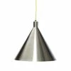 Hubsch Hanglamp Metaal - Nickel/geel