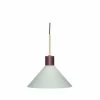 Hubsch Hanglamp Metaal - Zand/blauw/mint/burgundy