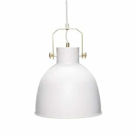 Hubsch Hanglamp Wit Metaal 2 Hubsch Hanglamp Wit Metaal - Afbeelding 2