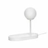 Hubsch Tafellamp Wit Metaal Met Lichtbol