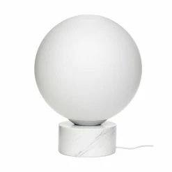 Hubsch Vloerlamp Marmer Glas