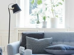 Hubsch Vloerlamp Zwart Messing 25x36xh140cm -verlichting Soldes Boutique hubsch vloerlamp zwart messing 25x36xh140cm 4