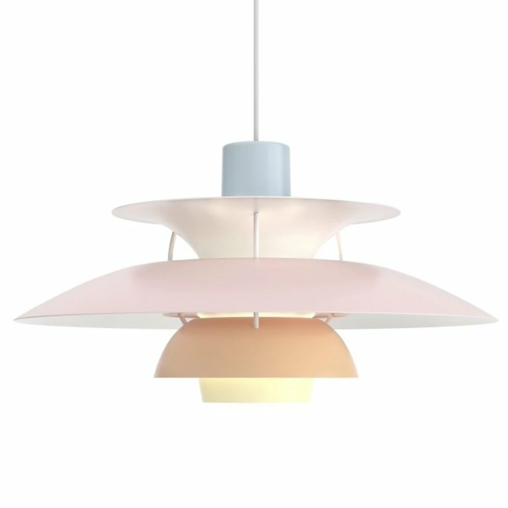 Louis Poulsen PH 5 Hanglamp Blue Rose Peach - 5741113060 1 Louis Poulsen PH 5 Hanglamp Blue Rose Peach - 5741113060
