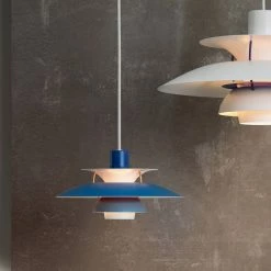 Louis Poulsen PH 5 Mini Hanglamp Hues Of Blue - 5741095120 -verlichting Soldes Boutique louis poulsen ph 5 mini hanglamp hues of blue 5741 4