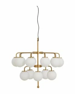 Nordal Palma Kroonluchter Wit/goud - 19401