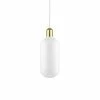 Normann Copenhagen AMP Large Hanglamp Wit Messing