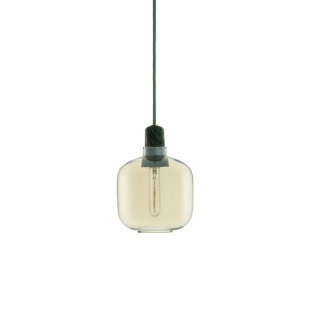 Normann Copenhagen AMP Small Hanglamp Goud Groen 1 Normann Copenhagen AMP Small Hanglamp Goud Groen
