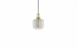 Normann Copenhagen AMP Small Hanglamp Grijs Messing